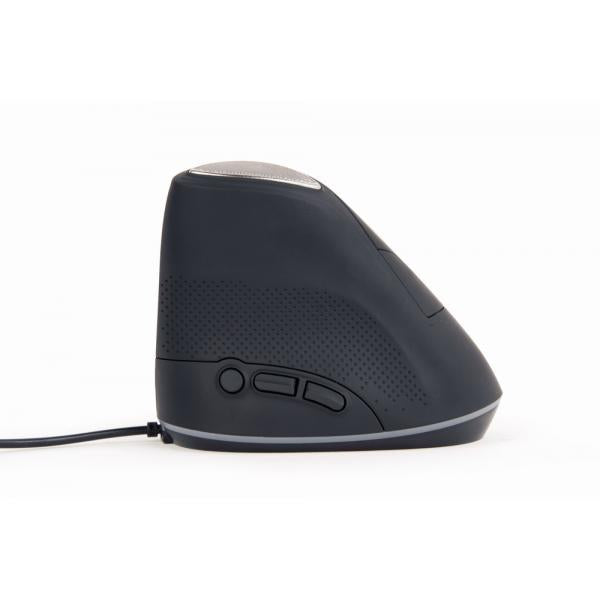 Raton Ergonomico Gembird 6 Boton Wired Optical Space Grey