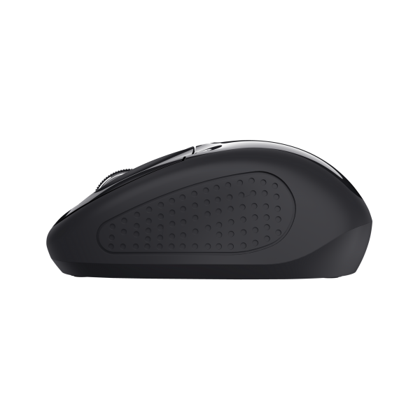 Mouse Trust Wireless Basics 4 Botones Y Rueda Desplazamiento 800-1600dpi Color Negro 24658