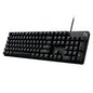 Teclado Logitech G413 Se Gaming Mecanico Interruptores Tactil Cubierta Aluminio Led Blanco Negro