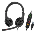 Auriculares Axtel Voice Uc28-35 Duo Nc Usb-a