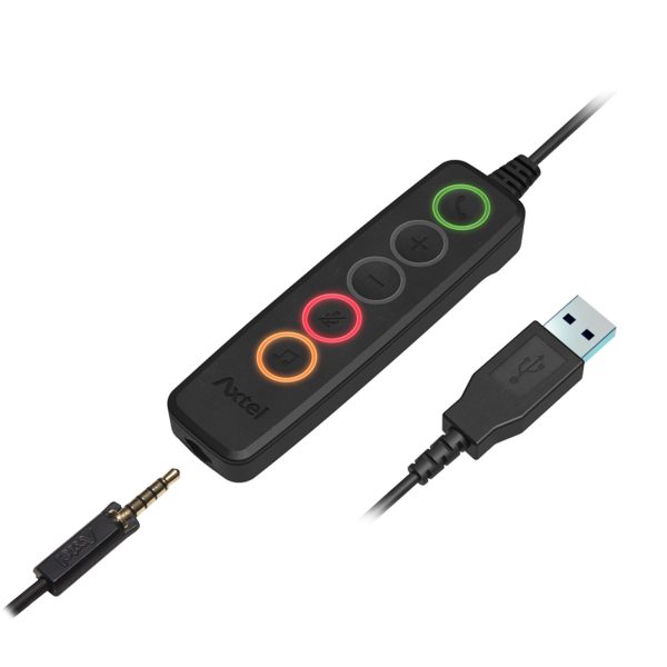 Auriculares Axtel Voice Uc28-35 Duo Nc Usb-a