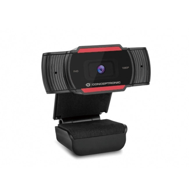 Webcam Fhd Conceptronic Amdis04r - 1080p - Usb - 30 Fps - Angulo Vision 65 - Foco Fijo - Microfono Integrado Hover Image