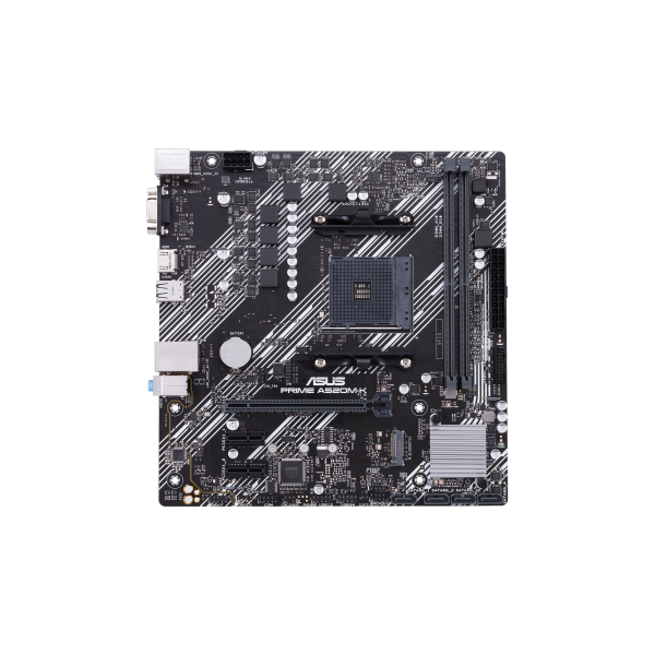 Pb Asus Prime A520m-k Skt Am4 M-atx 2ddr4 3200mhz Hdmi/vga 3pcie M.2 Raid Languard 4usb3.2