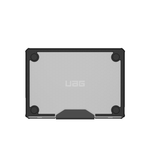 Uag Funda Plyo Hielo/negro / Apple Macbook Air De 13" (m2/m3/m4) (2022-2025)
