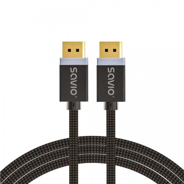 Cable Savio Displayport A Displayport 2m M/m Hover Image