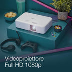 Proyector Epson Co - Fh02 3lcd - 3000 Lumens - Full Hd - Hdmi - Usb - Android Tv - Proyector Portatil