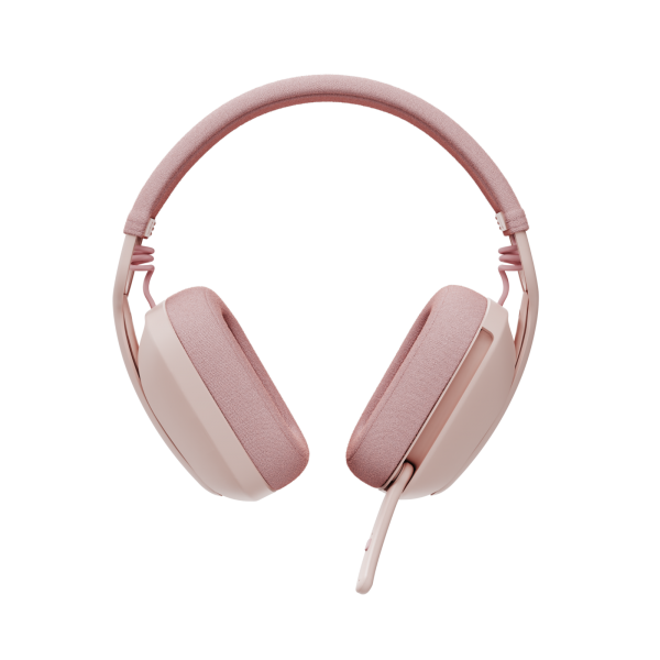 Logitech Zone Vibe 100 Headset full size Bluetooth wireless rose