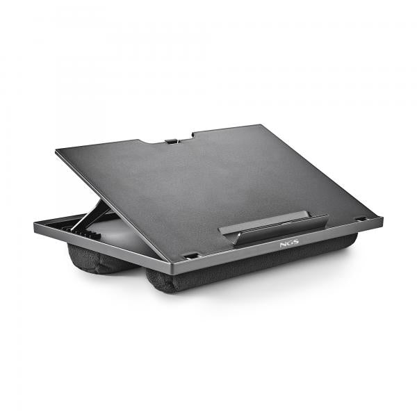 SOPORTE DE PORTATIL NGS LAPNEST HASTA 15,6" CON BASE ACOLCHADA Hover Image
