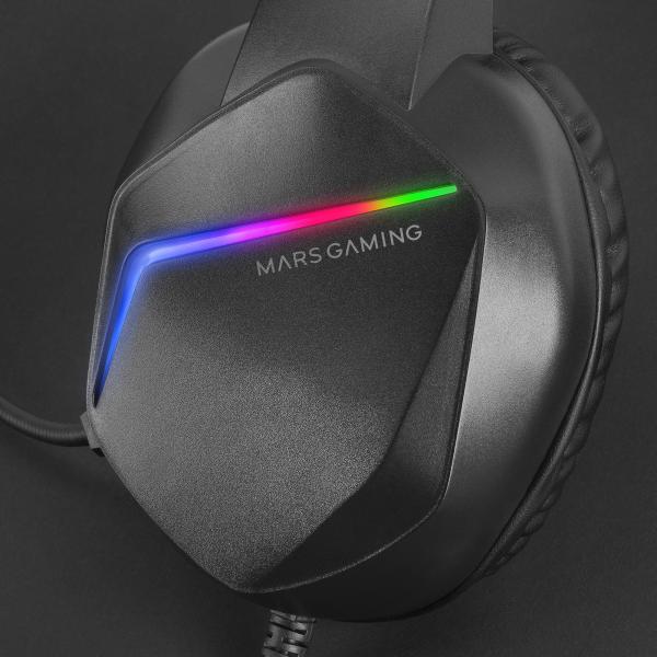 Mars Gaming MH122 FRGB Negro - Auriculares Gaming