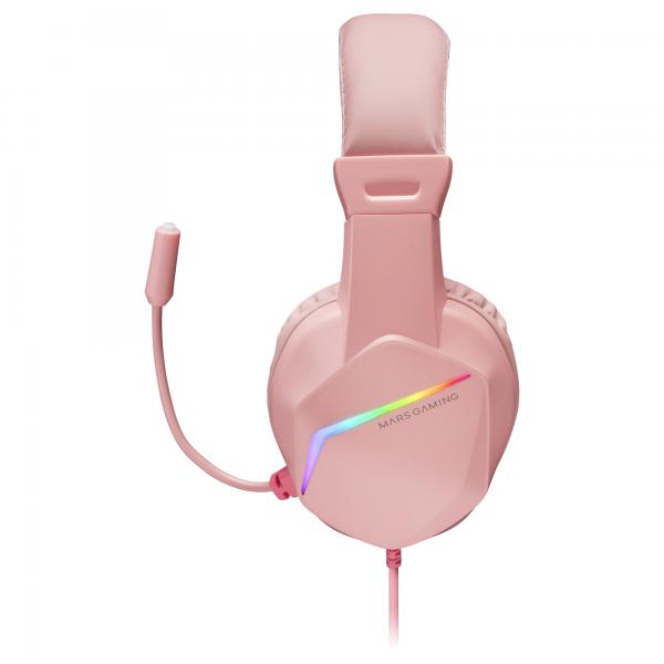 Auriculares Mars Gaming Mh122 Rosa