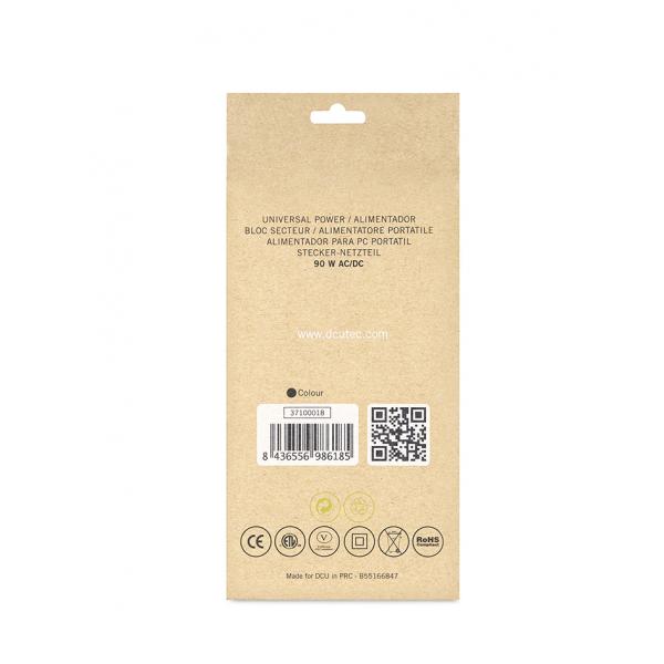 Dcu 37100018 Negro / Alimentador Notebook Universal Eco 90w