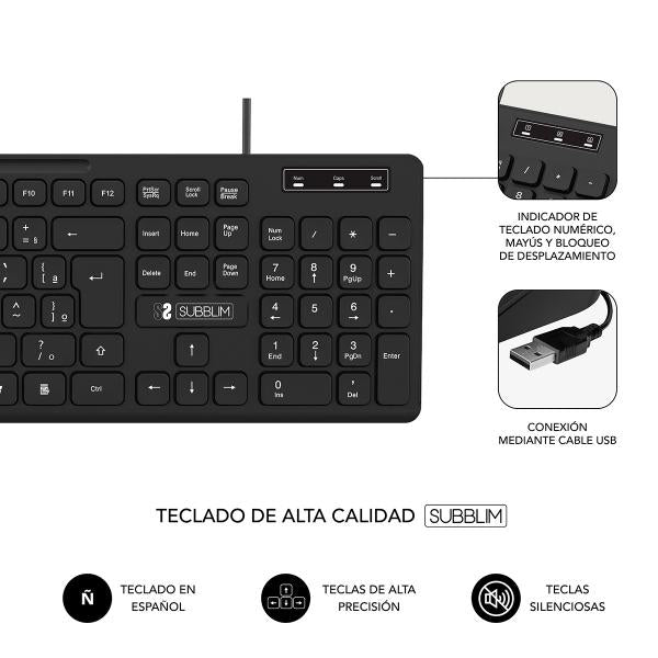 Teclado Subblim Subkbc - 0ssk50