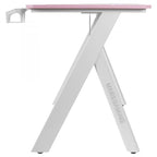 Mesa Gaming Mars Gaming MGD 100 RGB - Rosa