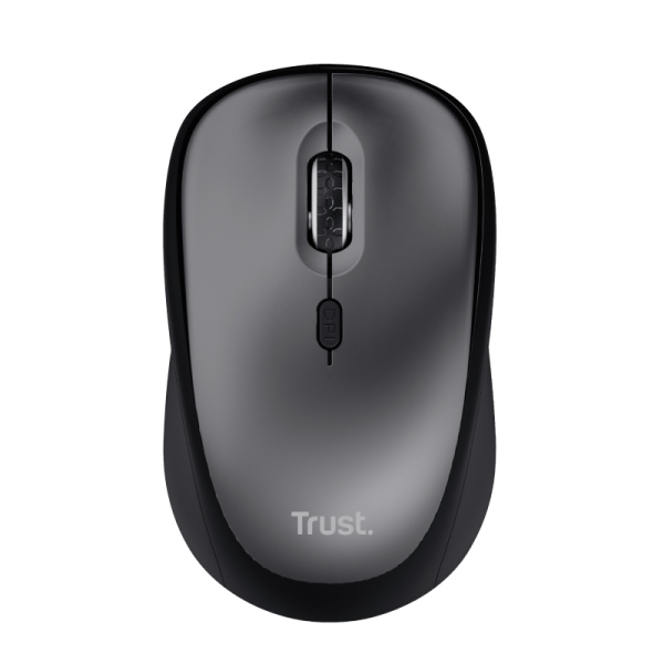 MOUSE TRUST WIRELESS YVI+ ECO NEGRO 1600DPI AJUSTABLE 4 BOTONES