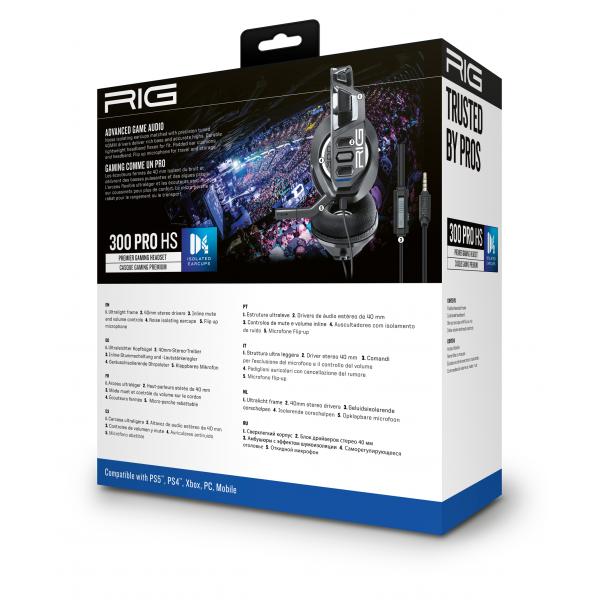 Auricular RIG 300 PRO HS Negro Nacon Ps5/Switch PS5 (accesorios)