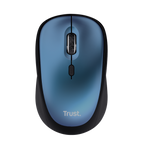 MOUSE TRUST WIRELESS YVI+ ECO AZUL 1600DPI AJUSTABLE 4 BOTONES