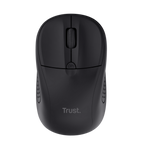 Mouse Trust Wireless Primo 4 Botones Y Rueda Desplazamiento 1000-1600dpi Color Negro 24794