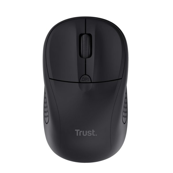 Mouse Trust Wireless Primo 4 Botones Y Rueda Desplazamiento 1000-1600dpi Color Negro 24794