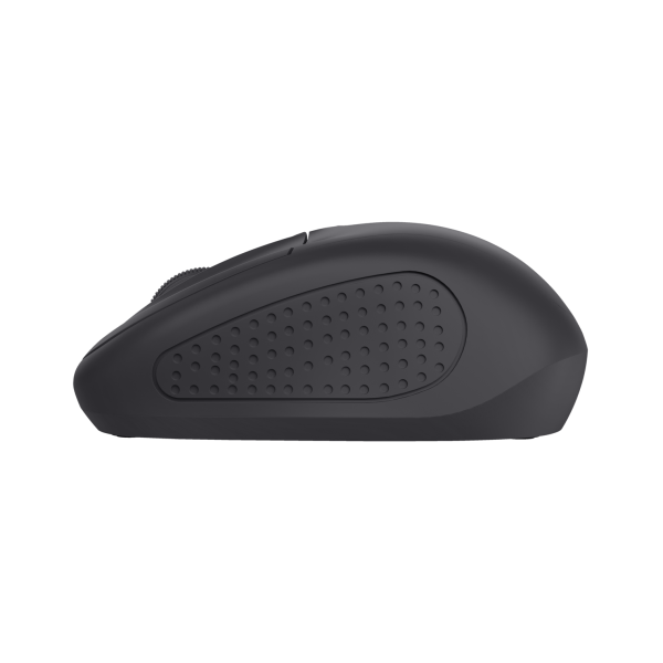 Mouse Trust Wireless Primo 4 Botones Y Rueda Desplazamiento 1000-1600dpi Color Negro 24794