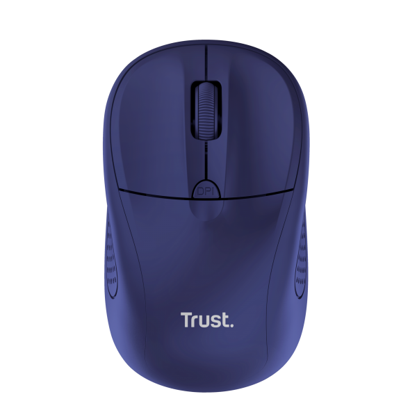Mouse Trust Wireless Primo 4 Botones Y Rueda Desplazamiento 1000-1600dpi Color Azul 24796