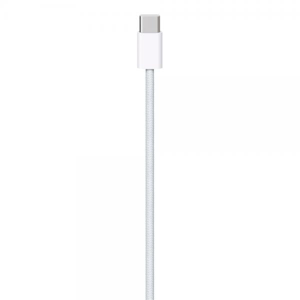 Cable USB Tipo C a USB Tipo C - 1m  Trenzado Blanco