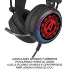 Auricular Gaming Avengers Marvel Multicolor