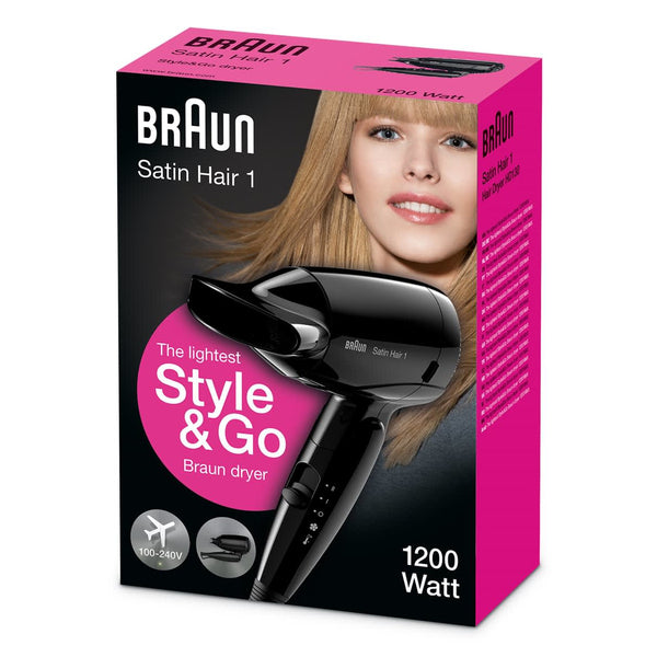 Secador de pelo Braun HD130 1200W Negro