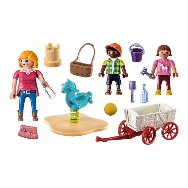 Playmobil Starter Pack Educadora Con Carrito