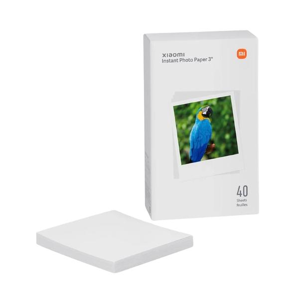 Papel Fotográfico Original XIAOMI Instant Photo Paper 3 - 40 Hojas  1 Set