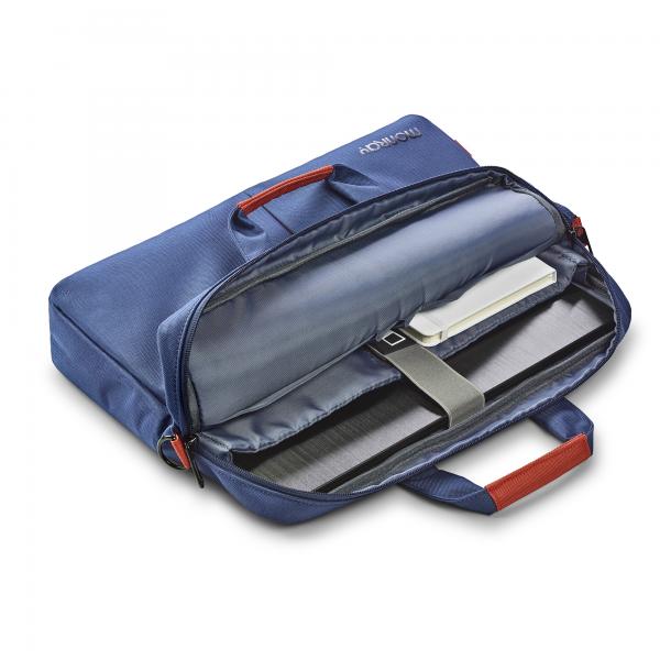 Maletin De Portatil 15.6" Ngs Seaman Azul Con Bolsillo Exterior