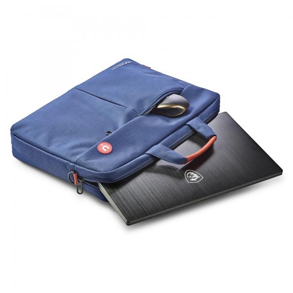 Maletin De Portatil 15.6" Ngs Seaman Azul Con Bolsillo Exterior