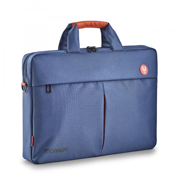 Maletin De Portatil 15.6" Ngs Seaman Azul Con Bolsillo Exterior