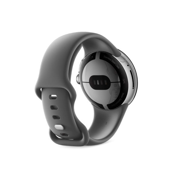 Google Pixel Watch Wi-Fi Plata con Correa Carbón