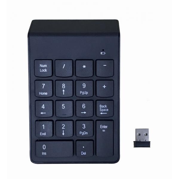 Teclado numerico inalámbrico KPD-W-02 / Negro / Gembird Hover Image