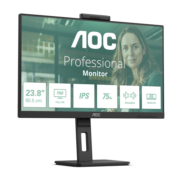 AOC 24P3QW 23.8 Full HD IPS Webcam Negro