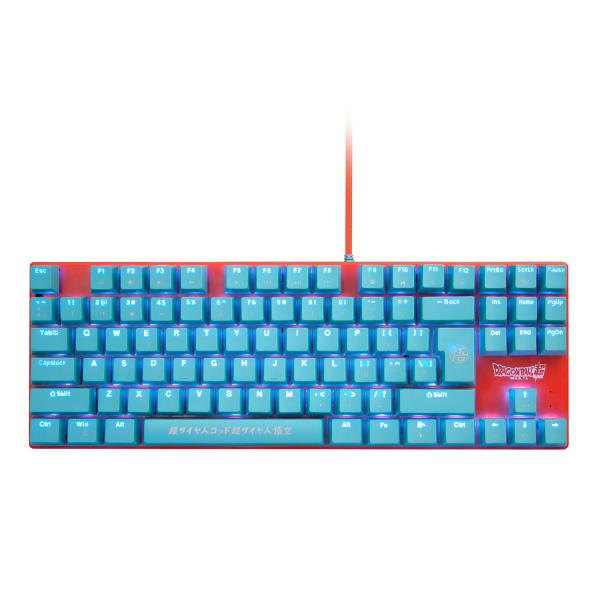 Teclado Gaming con Cable Mecanico BLADE GOKU - TKL Compacto  Led RGB  Dragon Ball Super