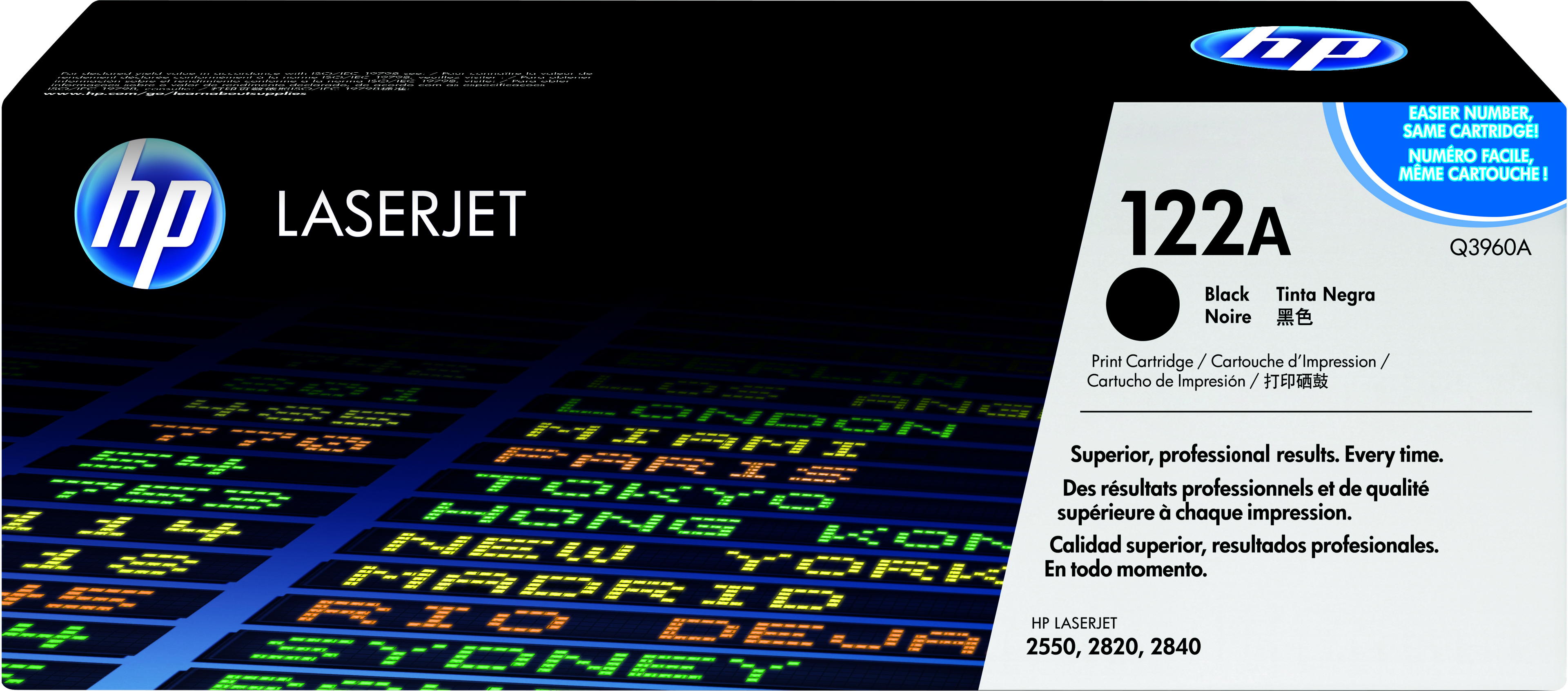 Toner Hp 122a Q3960a Negro 5000 Paginas 2550 - 2800