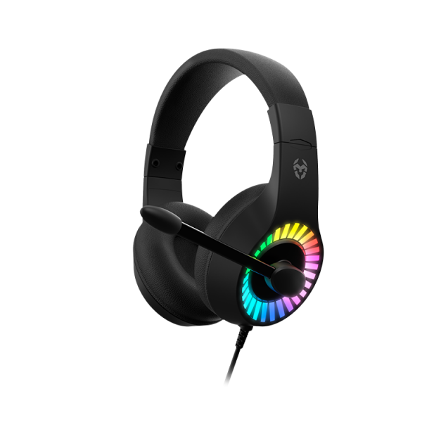 Pack Gaming KROM Kenya - Teclado RGB  Ratón Optico  Alfombrilla  Auriculares Diadema