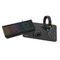 Pack Gaming KROM Kenya - Teclado RGB  Ratón Optico  Alfombrilla  Auriculares Diadema