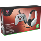 XBOX SERIES X Pdp Bundle Radial White (wired Controller + Gaming Headset) + Game Pass 1 Mes (xbone)