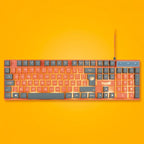 Pack Gaming con Cable BLADE Dragon Ball Super - Teclado  Raton  Alfombrilla  Retroiluminado  Naranja/Gris