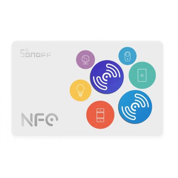 Sonoff NFC Tag Blanco - Etiqueta Adhesiva Inteligente Hover Image