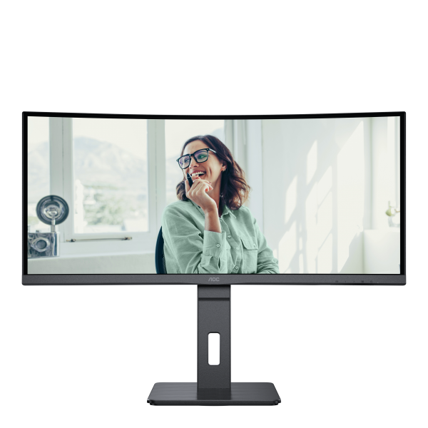 AOC CU34P3CV 34 WQHD VA UltraWide Curvo 100 Hz Negro
