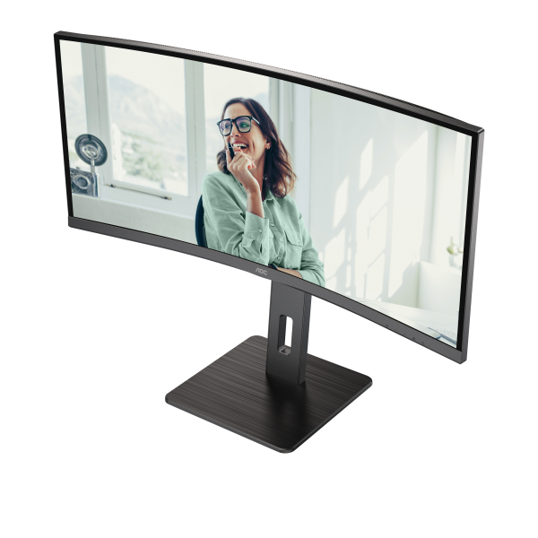 AOC CU34P3CV 34 WQHD VA UltraWide Curvo 100 Hz Negro