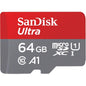 Tarjeta de Memoria SANDISK Ultra - 64GB  Clase 10