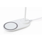 Lampara De Escritorio Con Cargador Inalmbrico Blanco