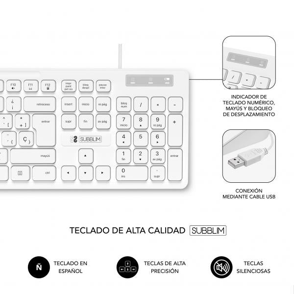Teclado Subblim Subkbc - 0ssk51