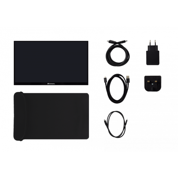 Verbatim Monitor Portatil De Pantalla Tactil 15,6