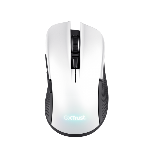 Mouse Trust Gaming Wireless Rgb Gxt 923w Ybar Rgb 7200dpi 6 Botones Recargable 50h Color Blanco 2488
