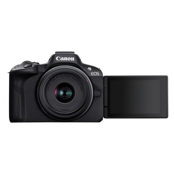 Canon Eos R50 Black + Objetivo Canon Rf-s 18-45mm Is Stm / Cámara Mirrorless